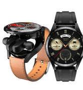 2 In 1 HI-FI Wireless Earphones Men Smart Watch