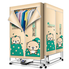 Foldable household dryer