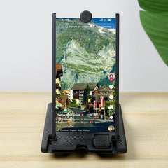 14-Inch Vertical Phone Screen Magnifier Stand – HD Display, Hands-Free Viewing