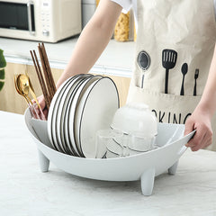Household Kitchen Drain Bowl Rack Tableware Storage Box