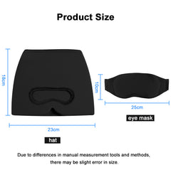 Gel Cold Compress Sleep Cap with Eye Cover