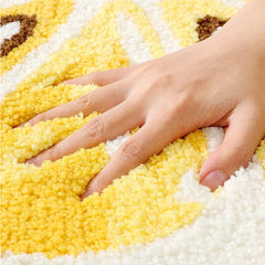 Lemon Fruit Bath Mats Cute Bathroom Rugs