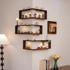 Floating wall decorative shelf
