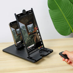 14-Inch Vertical Phone Screen Magnifier Stand – HD Display, Hands-Free Viewing